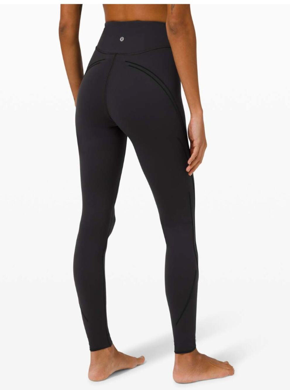 Lululemon Get in Line HR Tight 28" Black Sz 4 - Everlux
